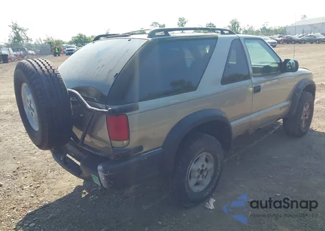 2000 Chevrolet Blazer Ls из США, поврежденный, VIN 1GNCT18W8YK199762